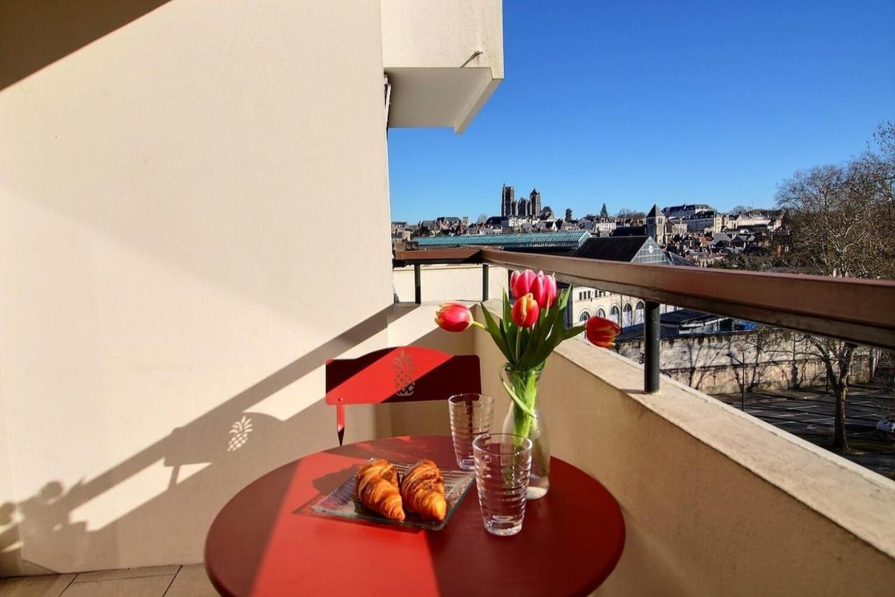 Epipapu Appartement 57 M2 - Parking Prive - Loggia - Bourges Buitenkant foto
